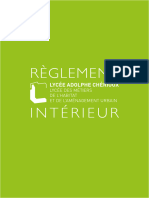 Reglement Interieur 2022 2023