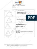 All Mensuration Formulas List