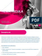 Rematricula Lyceum UVA Trimestral 1