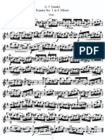 Haendel - Sonata n.1 en Mi m - Flute Part