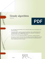 Greedy Algorithms