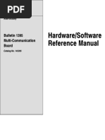 Hardware/Software Reference Manual: Bulletin 1395 Multicommunication Board