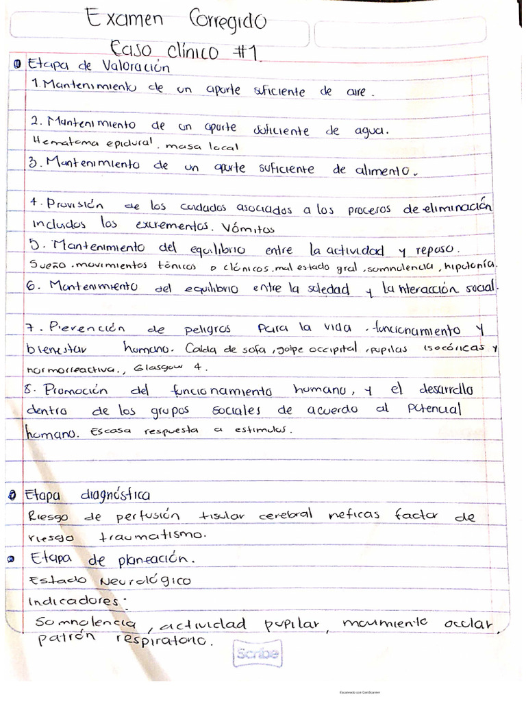 Examen Corregido | PDF