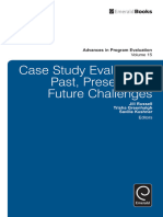 Case Study Evaluation Past, Present and Future Challenges (Trish Greenhalgh, Jill Russell, Saville Kushner)
