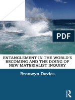 Bronwyn Davies - Entanglement in The World's Becoming and The Doing of New Materialist Inquiry-Routledge (2021)