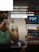 Booklet On The Right To Food in SA Tertiary Insititutions Final Version July 2020