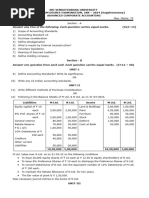 Advanced Corporate Accounting Jan - 2024 Supplementary