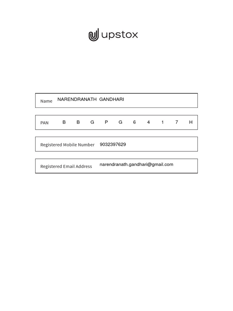 Demat Account Modification Request Form | PDF