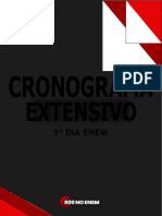 Cronograma Extensivo para o 1° Dia Do ENE