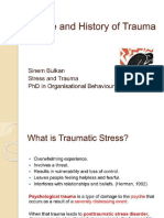 History and Nature of Trauma Psychology