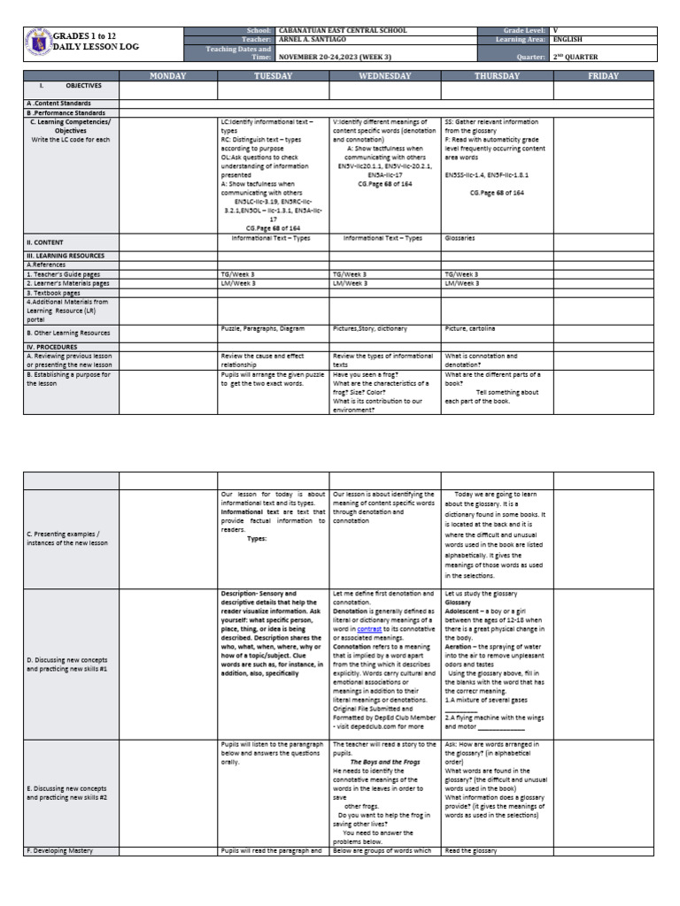 Dll english 5 q2 w3 pdf dictionary word