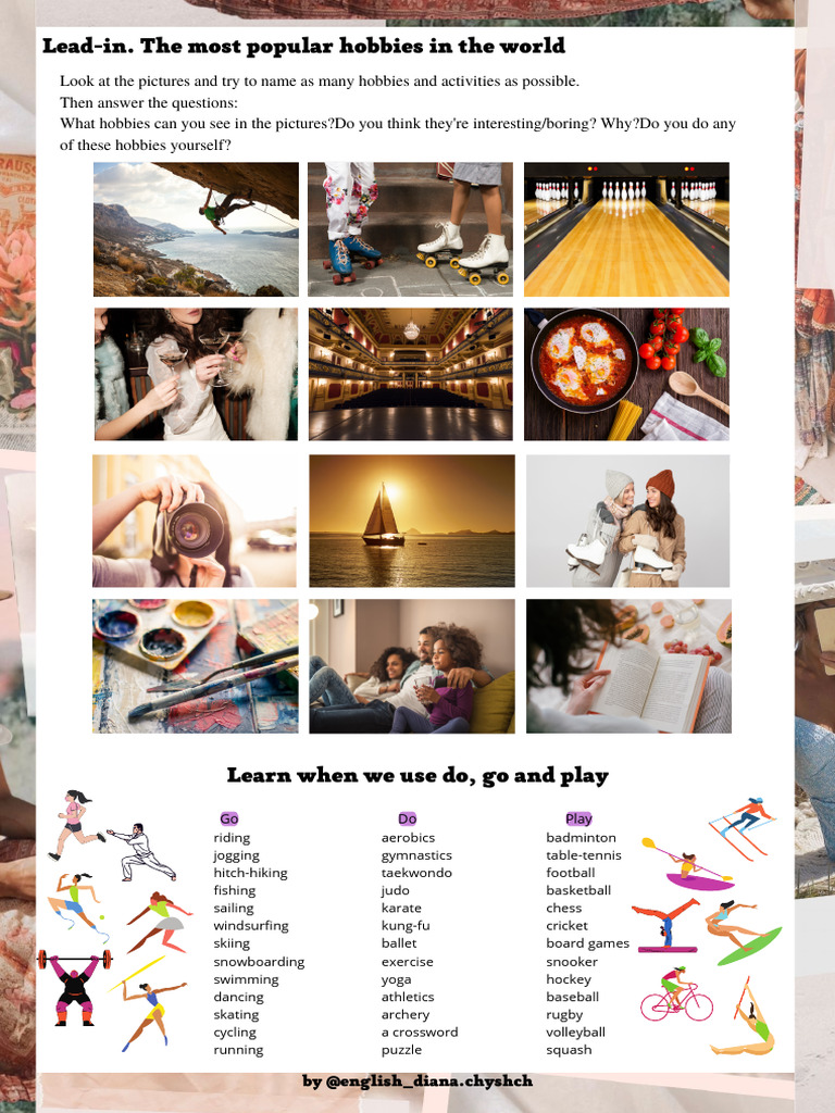 Exploring Unusual Hobbies PDF Entertainment Sports