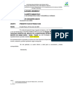 INFORME N°001 -2024 PLAN DE TRABAJO