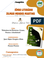 Oficina Do VIII Prêmio Lietrário Zilmar Mendes Martins