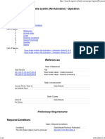 Rotor Brake System (Re-Activation) - Operation