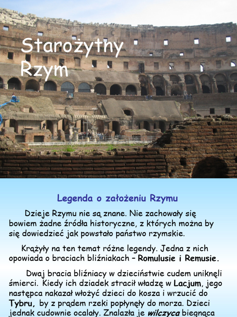 Starozytny Rzym Klasa 5 Youtube Rzym Starozytny | PDF