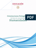 Orientaciones pedagogicas - Humanidades