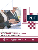 Maestría en Administración Pública en Gobierno