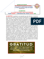 Taller 7 Mes de Agosto de 2023 Pced La Gratitud