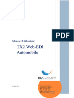 TX2 WebEDI Auto Doc Utilisateur