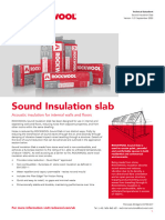 Sound Insulation Slab