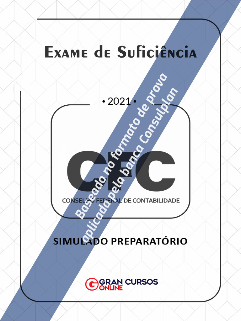 CFC 2021 2 4 Simulado Exame de Suficiencia Pr0p4gand | PDF