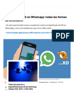 Qué Significa XD en Whatsapp - Todas Las Formas de Entenderlo