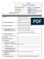 Learning Area Science Learning Delivery Modality Online Distance Learning Modality