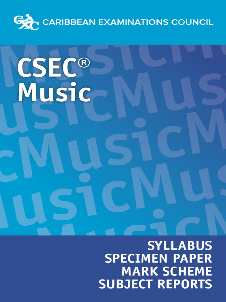 Csec Music Syllabus | PDF