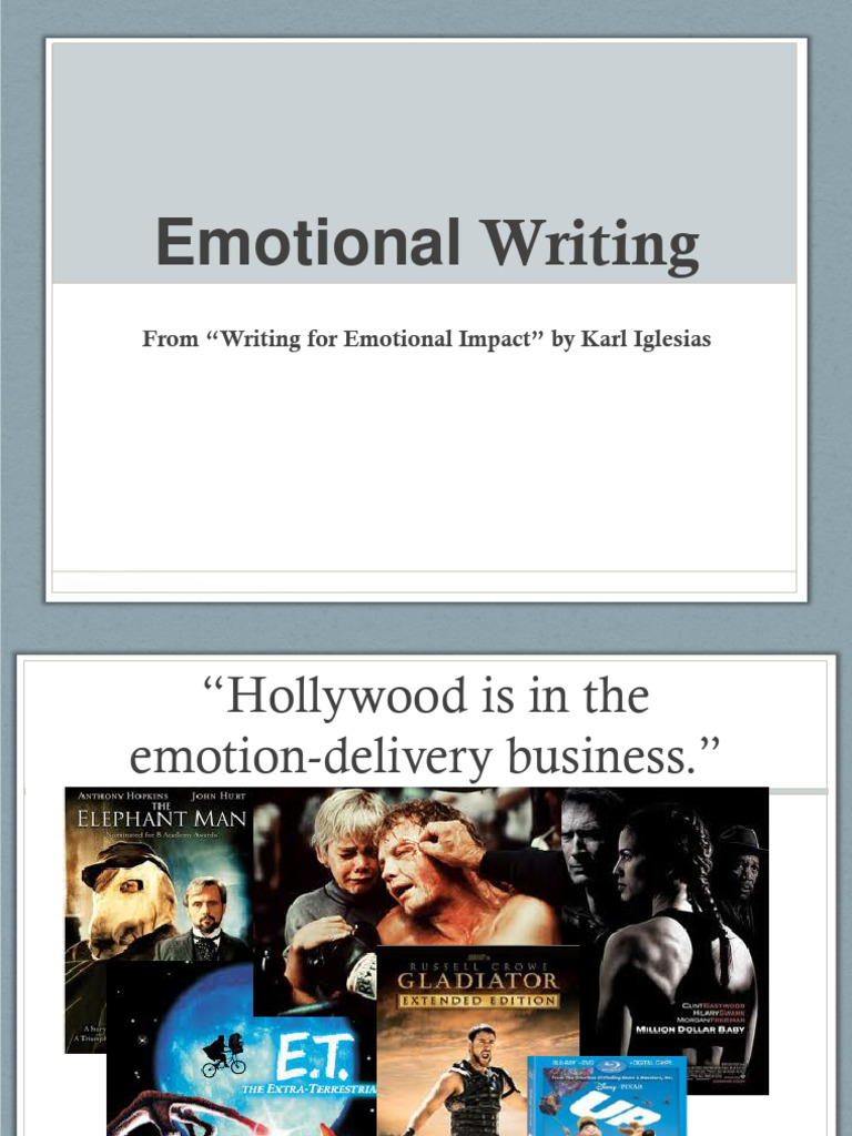Emotional Writing Workshop 111412 | PDF
