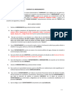 Ejemplo Contrato de Arrendamiento Renta Vivienda