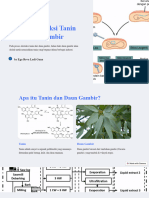 Proses Ekstraksi Tanin Dari Daun Gambir