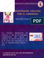 Universidad San Luis Gonzaga: Hipertensión Inducida Por El Embarazo