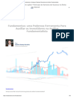 Fundamentus - Conheça A Poderosa Ferramenta de Análise Fundamentalista