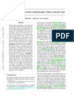 Understanding Self-Supervised Learning Dynamics Without Contrastive Pairs