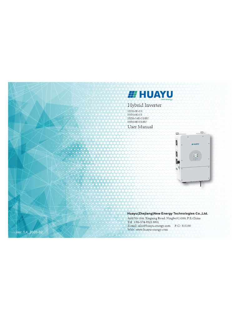 HYH 7 - 6K8K EUManual | PDF