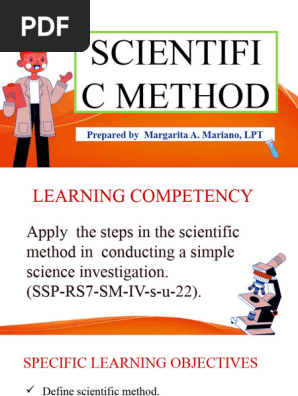 SCIENTIFIC METHOD