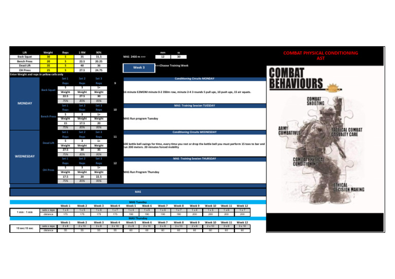 12-Week Strength Training Program | PDF | Individual Sports ...