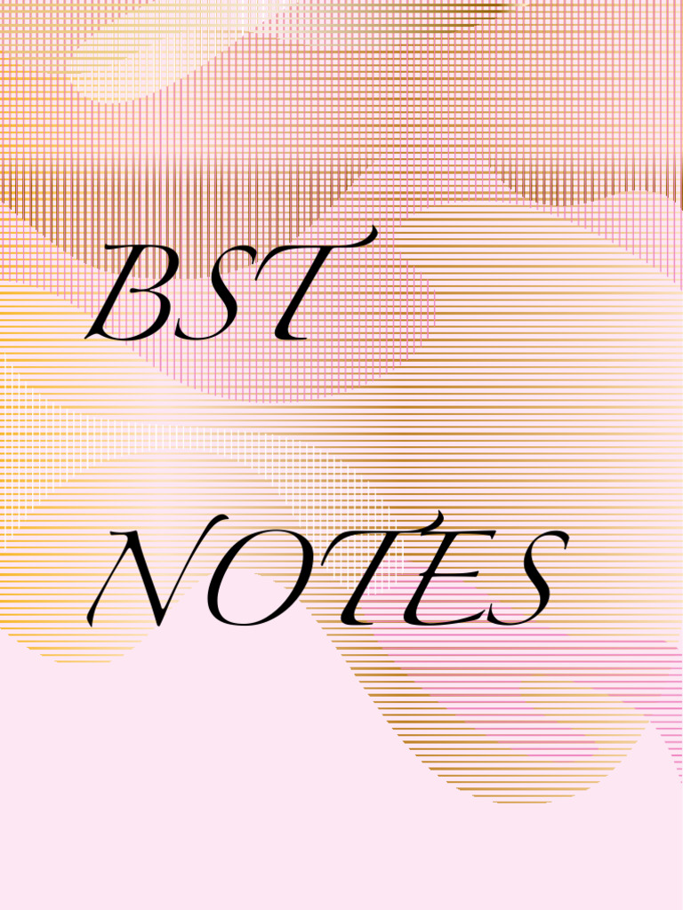 BST Notes | PDF | Chronic Obstructive Pulmonary Disease | Pneumonia