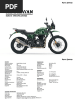 Royal Enfield Himalayan Technical Specifications