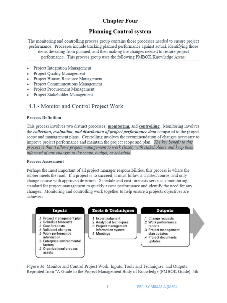Planning Chapter 4 | PDF