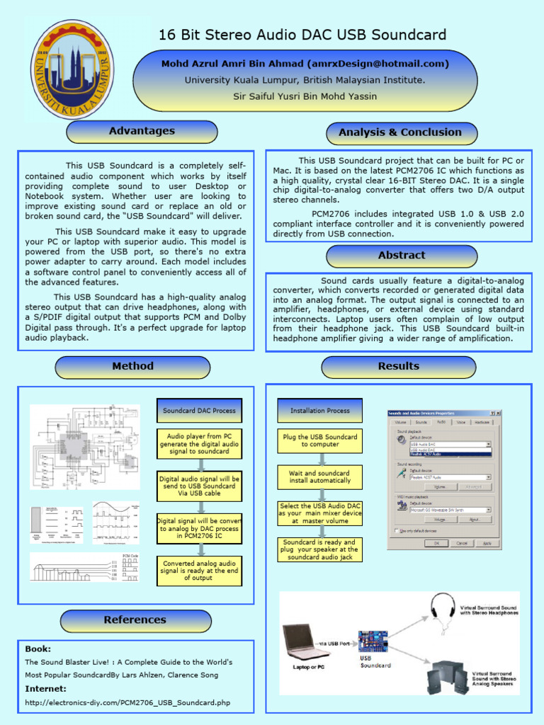 PCM2706 USB Soundcard Overview | PDF | Digital To Analog Converter ...