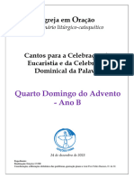 Caderno - 4° Domingo Do Advento - Ano B - 2023