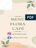 Menú Flora Café 2023 
