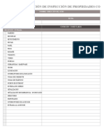 IC Property Management Commerical Property Inspection Checklist Template - ES