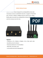 W322 Cellular Eth Router Datasheet