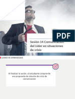 Sesión 14 Comunicación Del Líder en Situaciones de Crisis 2023-2 PDF