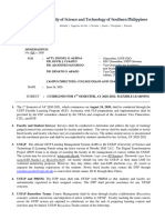 OVPAA Memo 028 Guidelines For 1st Sem AY 2020 2021