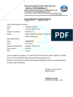 Surat Keterangan Aktif