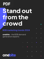 B2B Marketing Trends 2024 Onebite